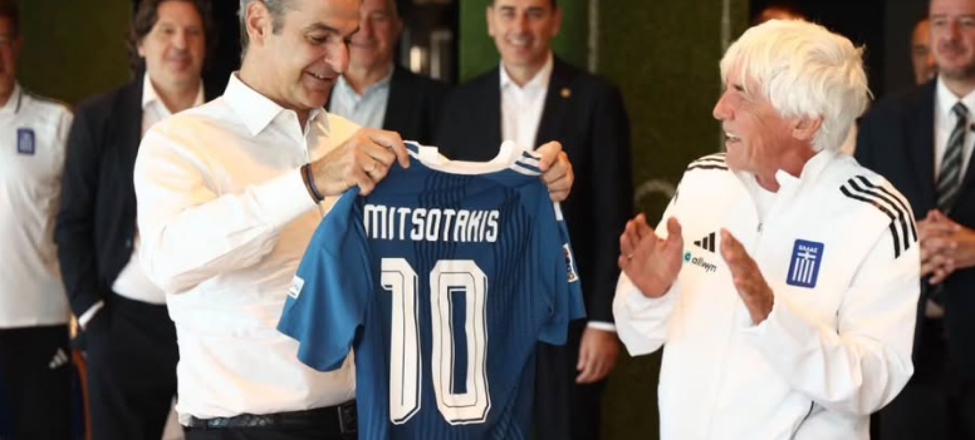 Μητσοτάκης στην Εθνική Ελλάδας: Η συνάντηση με Γιοβάνοβιτς και Γκαγκάτση